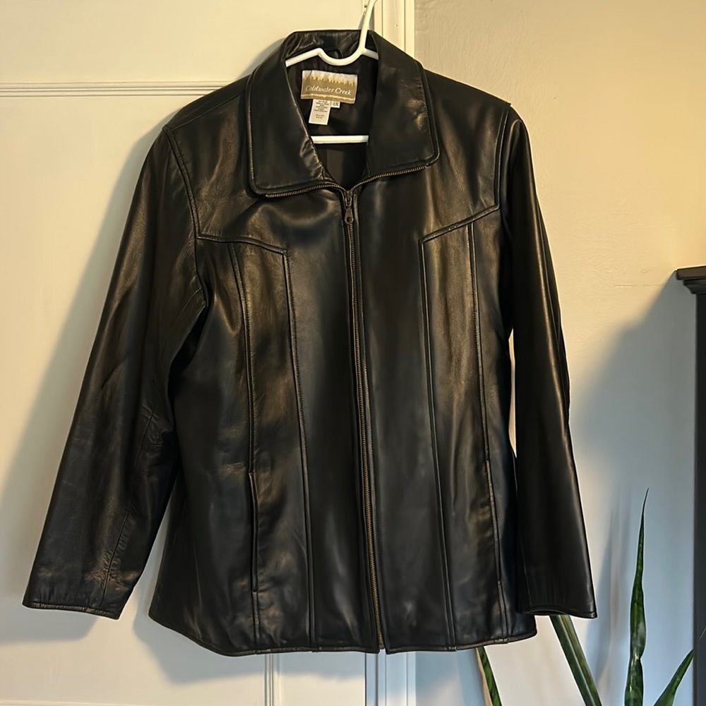 Coldwater Creek - Women’s Leather Jacket - 1X